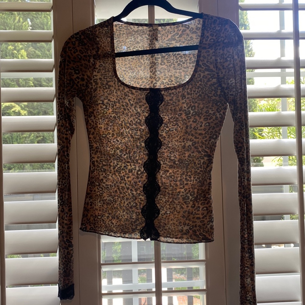 Free People Long sleeve button down